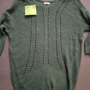 20% Off 2 Or More Items Sw10 Elegant Olive Knit Sweater